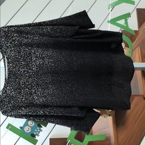 Beautiful leopard print blouse. Barely worn